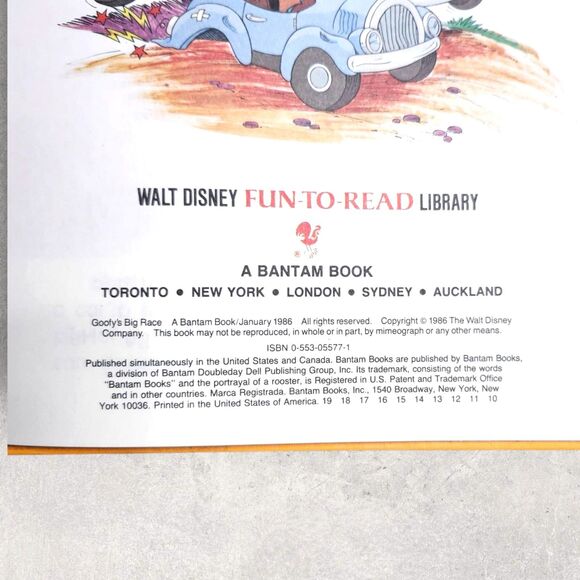 Vintage Disney Reader Lot of 3 Books Mickey, Pooh & Goofy 1980s-90s Bantam HC - Picture 6 of 10